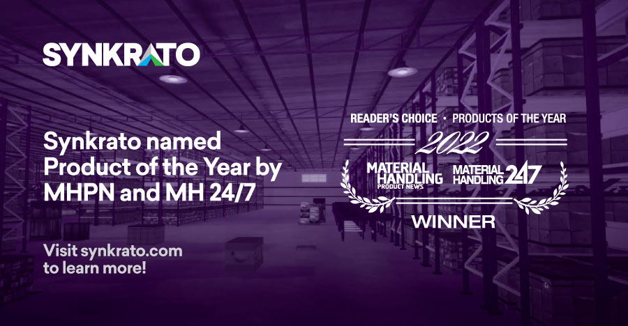 Synkrato Named Product of the Year by MHPN and Modern Material Handling