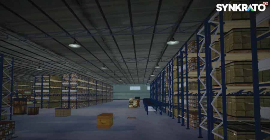 Synkrato warehouse digital twin