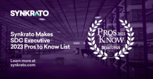 Synkrato Makes SDC Executive 2023 Pros to Know List
