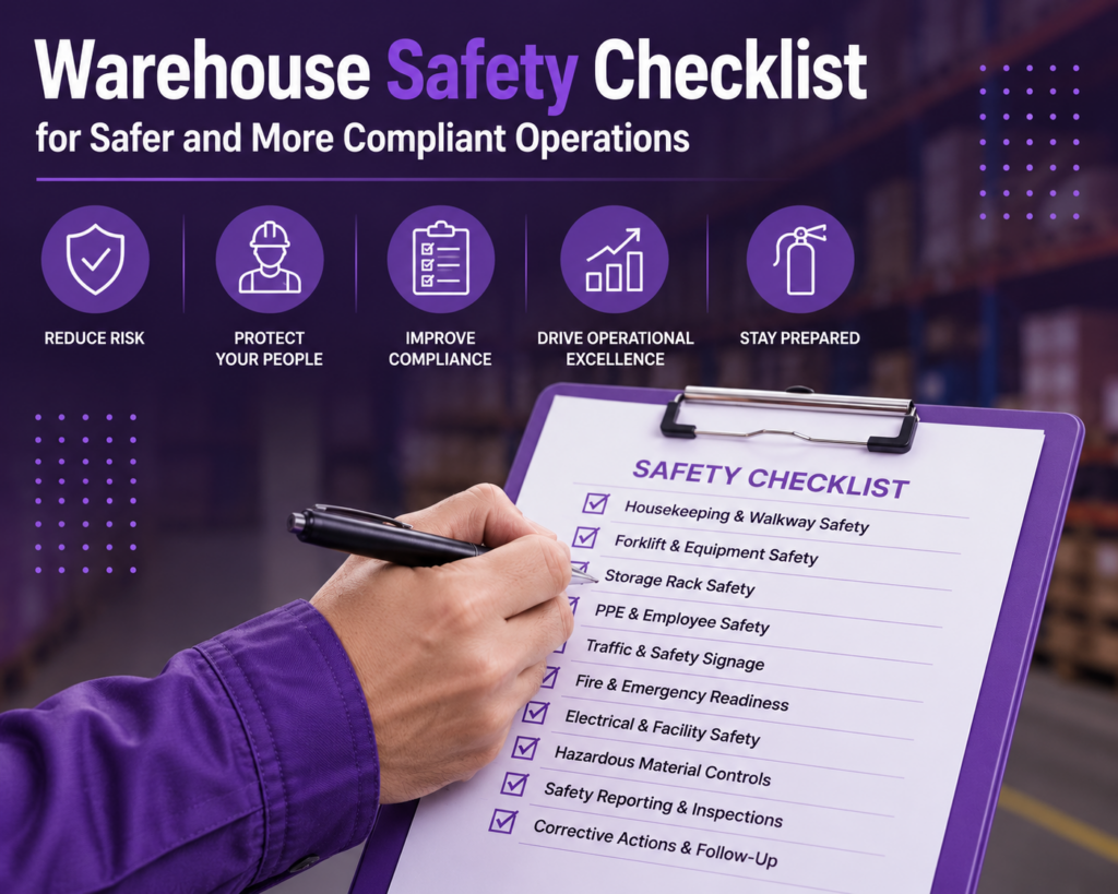Warehouse safety checklist | Synkrato