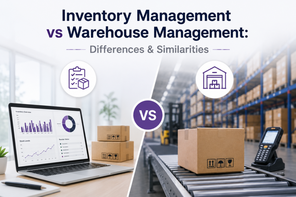 Inventory management vs warehouse management | Synkrato