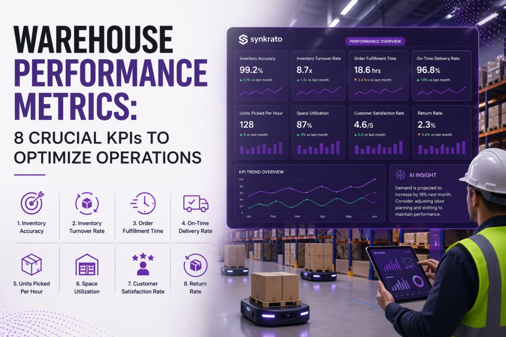 8 Warehouse Performance Metrics | Synkrato