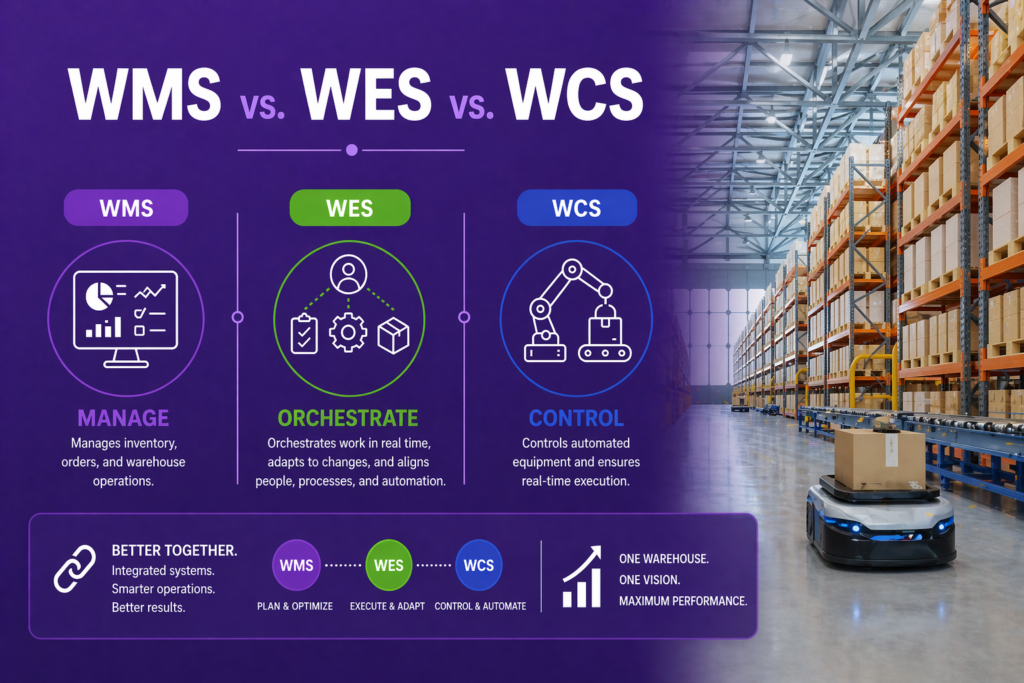WMS vs. WES vs. WCS