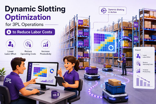 Dynamic Slotting Optimization for 3PL Operations to Reduce Labor Costs