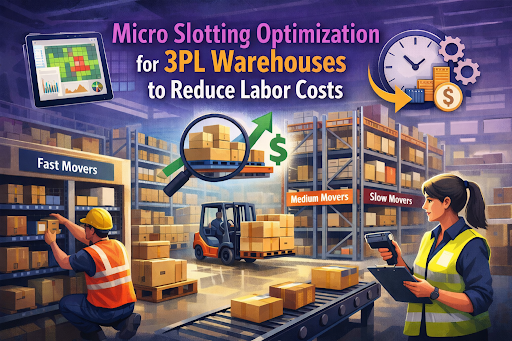 Micro Slotting Optimization for 3PL Warehouses to Reduce Labor Costs
