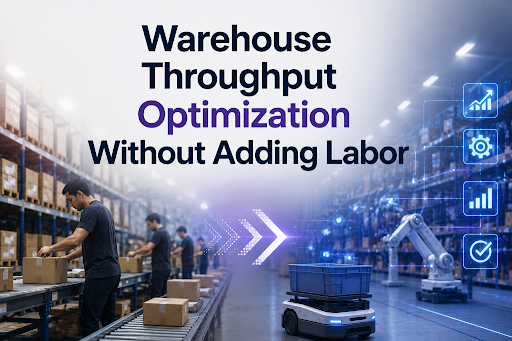 Warehouse throughput optimization with AI-powered warehouse operations